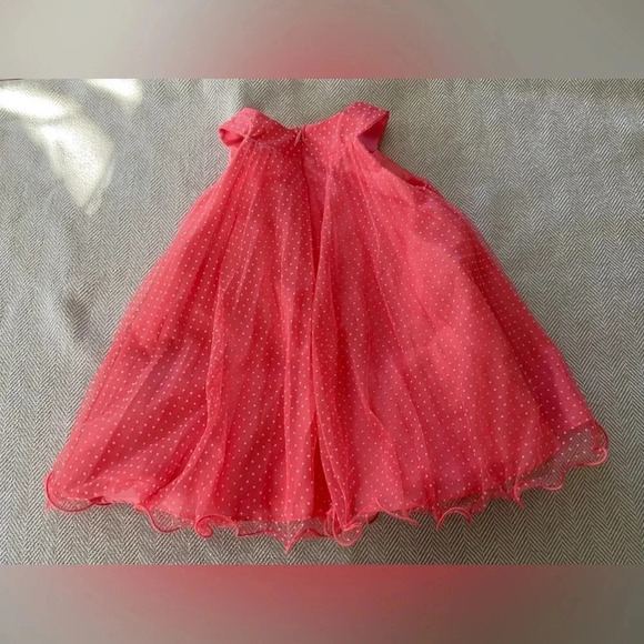 Bonnie Jean size 2T girls dress polka dot pleated ruffled hemline - Picture 2 of 6